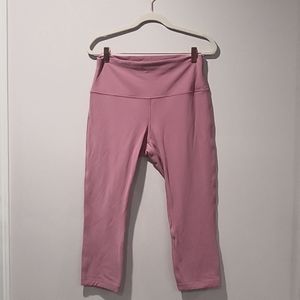 #23 Lululemon Align cropped legging in mauve pink size 10 EUC